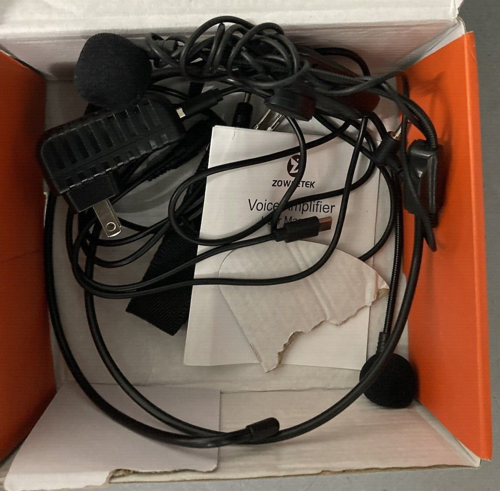 ZOWEETEK Voice Amplifier with UHF Wireless Microphone Headset
