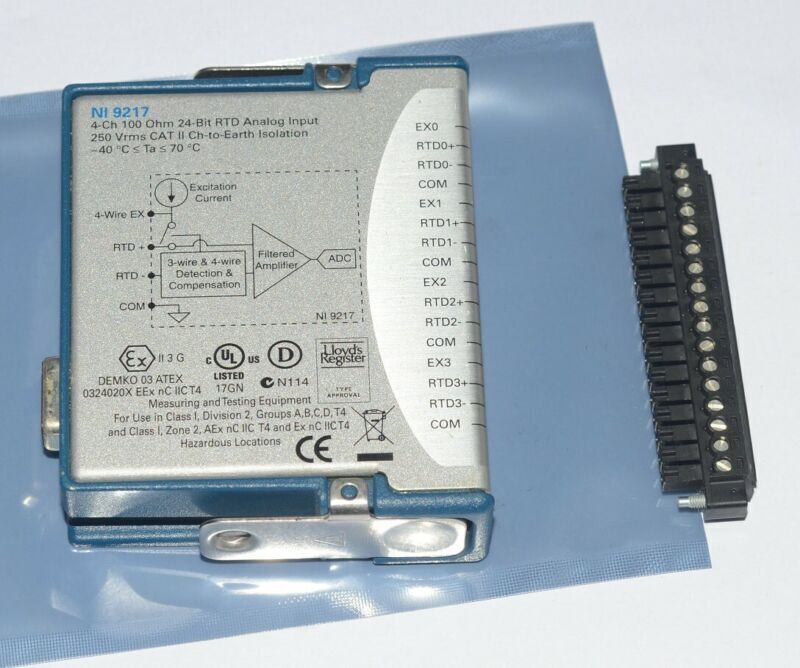 National Instruments NI 9217 cDAQ Temperature / RTD Input Module