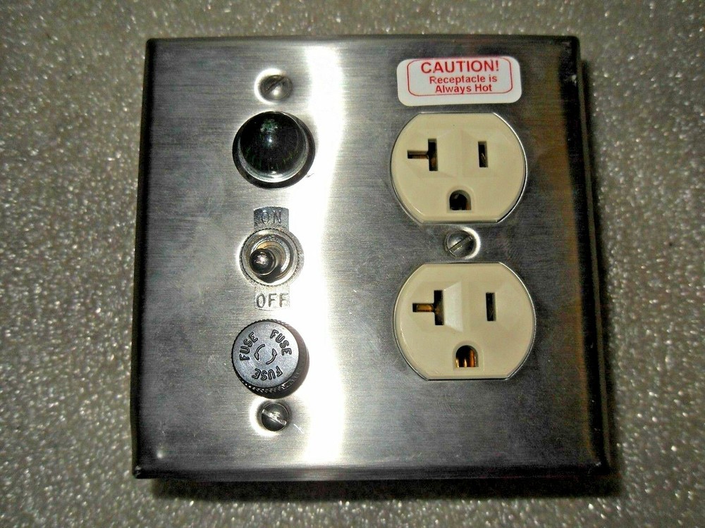 Kele PRK-FLS Panel Switch & Receptacle Assembly W/ Fuse Holder