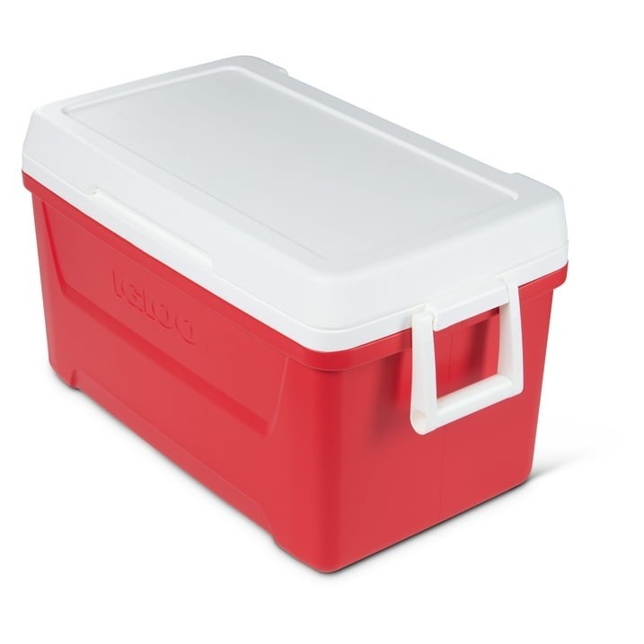 Igloo 48 QT Laguna Ice Chest Cooler, Red