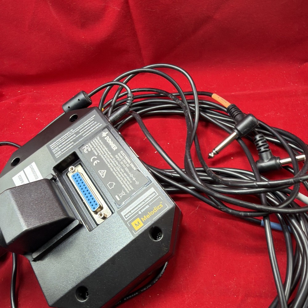 Electronic Drum Sound Module Donner DED-80 Cable Power Supply Wirring Cables