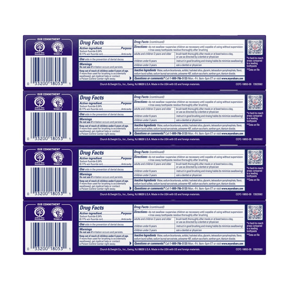 ARM & Hammer Complete Care Toothpaste, Teeth Whitening Toothpaste with Baking So