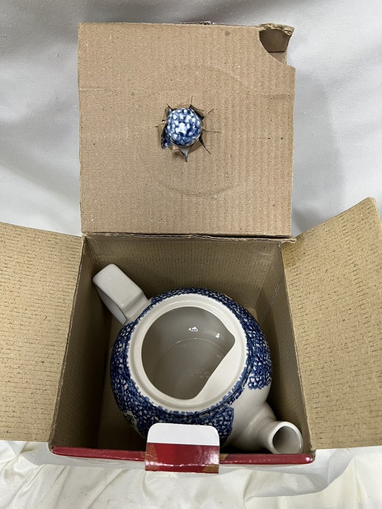 Snowman Teapot Thomson Pottery 2000 NRFB