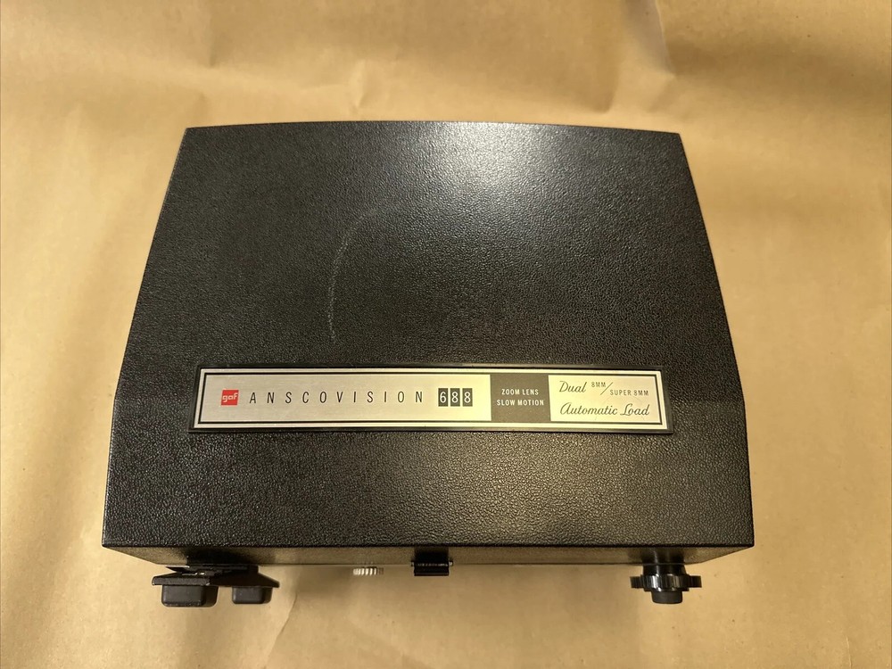 Anscovision 688 Dual 8mm/Super 8mm Projector - Tested