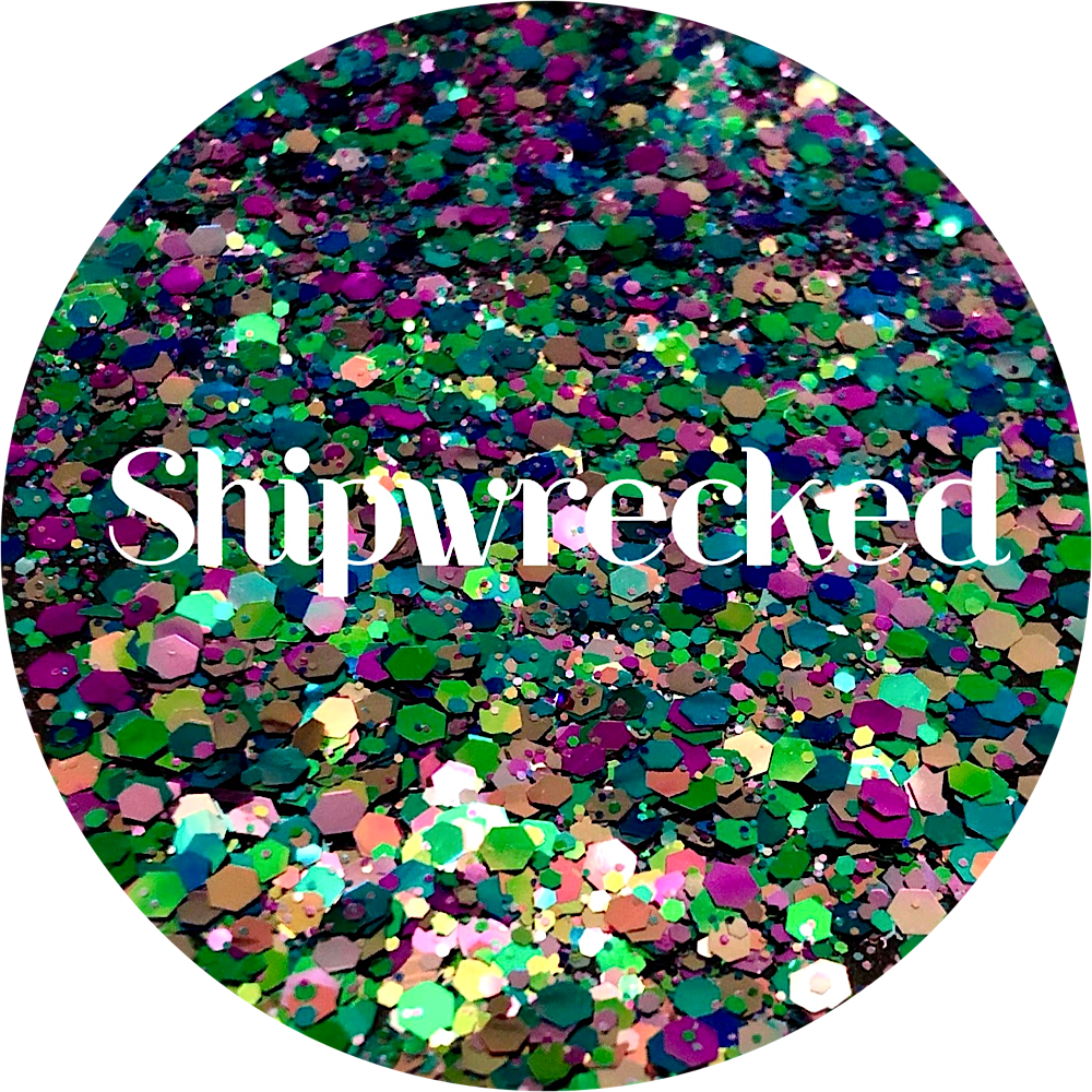 Premium Polyester Glitter - Color Shifting Chunky Mix