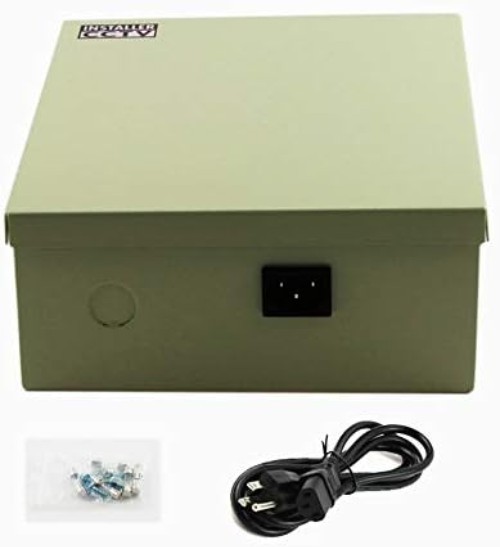 Professional 12V CCTV Power Box - 18 Outputs, 29A Total, Listed