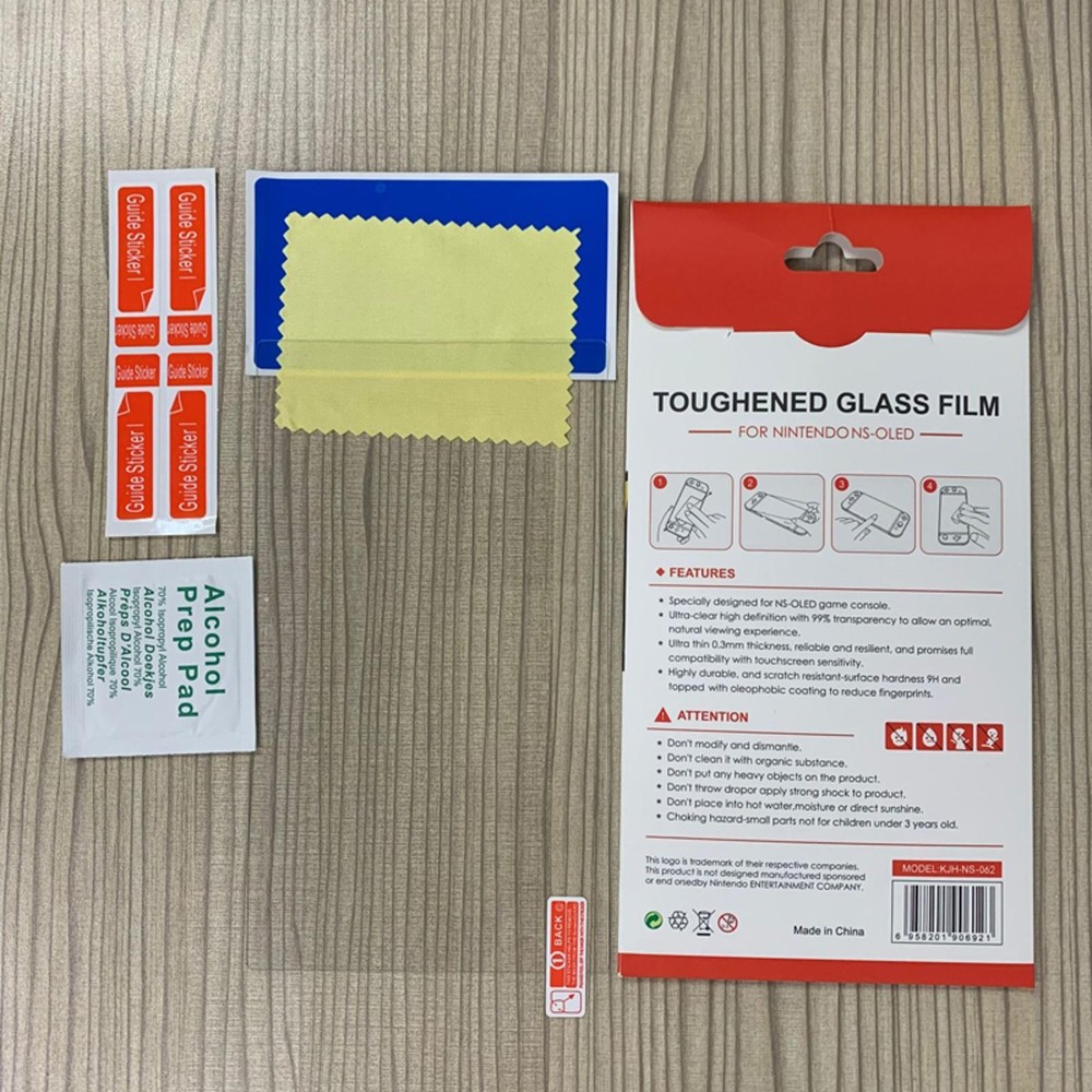 Replacement Tempered Glass Screen Protector Film for Nintendo Switch OLED NS a