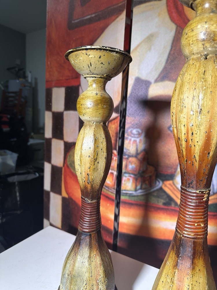 Metal Candlestick Holders (Set of 3)