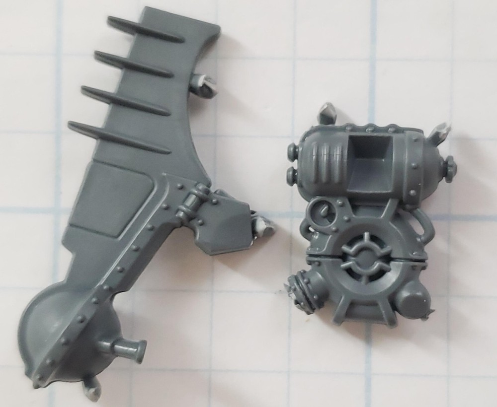 Warhammer Kharadron Overlords Bits Endrinrigger Power Backpack w Backvane #2932