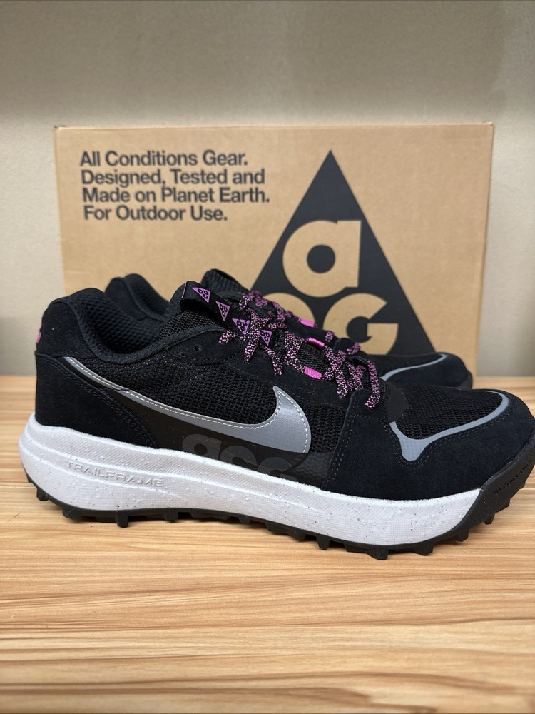 Size 6 - Nike ACG Lowcate Black Grey Hyper Violet