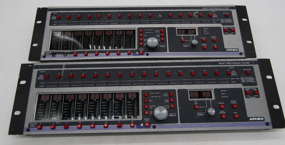 lot of 2 Aphex 1788A-R Remote Controller