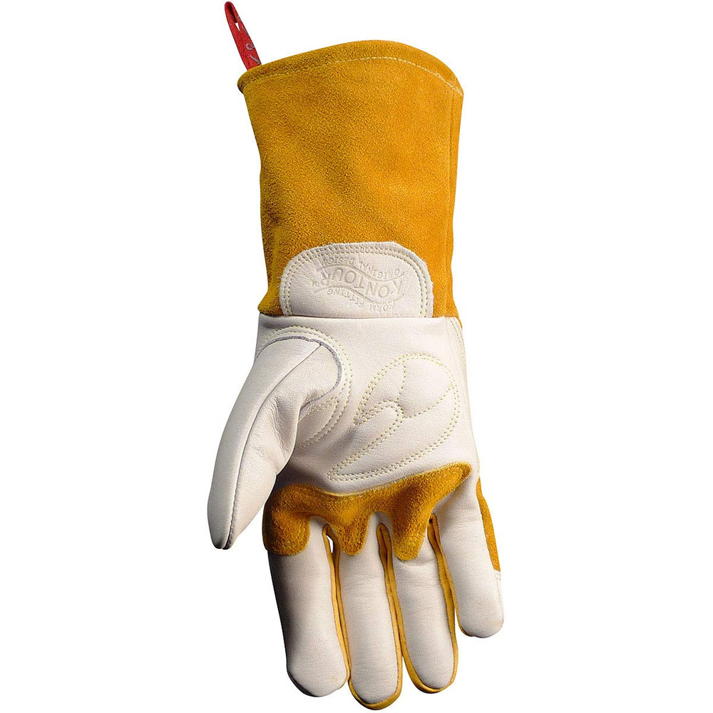 Premium Cow Grain Mig/Stick Welding Gloves, Two-Layer Back Insulation, Unlined,