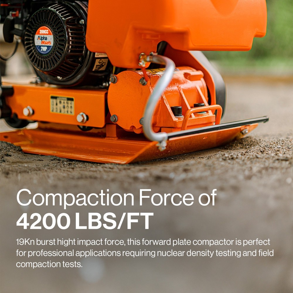 SuperHandy Plate Compactor Heavy Duty 7HP