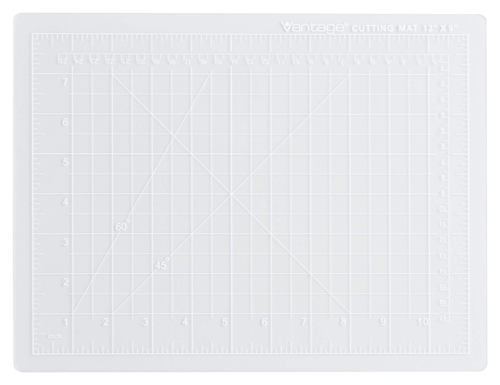 Self-Healing Cutting Mat 9x12" with Grid for Crafts & Sewing, 5 Layers