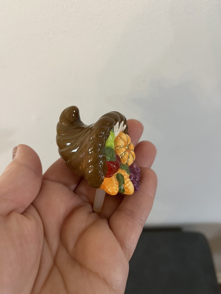 A162 ~ Nora Fleming Mini ~ "Autumn's Bounty" Cornucopia