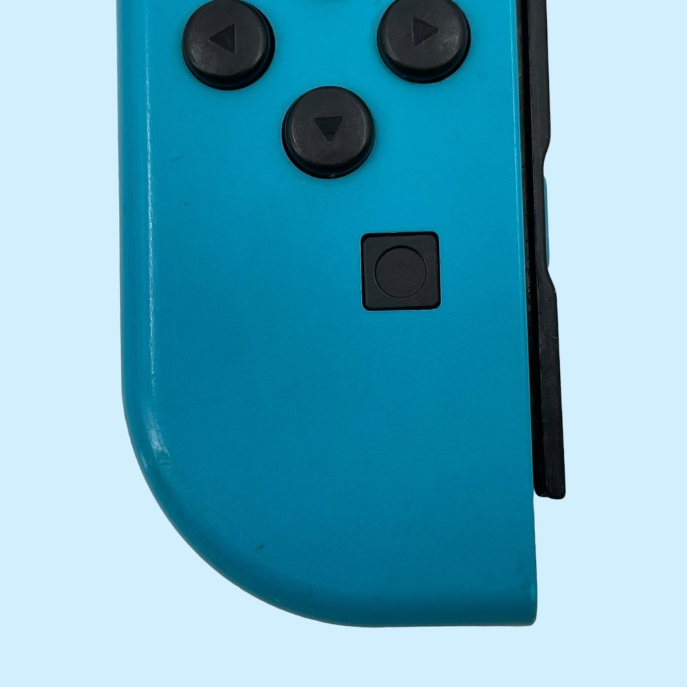 Nintendo Switch HAC-015 NEON BLUE Left Side Joy Con #SC0957