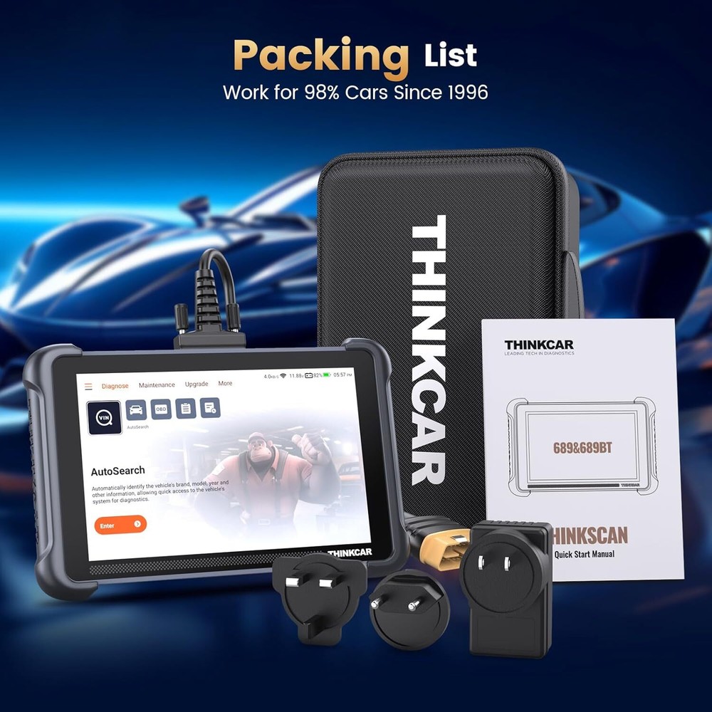ThinkScan 689 OBD2 Auto Bidirectional Full System Diagnostic Scanner K.ey Coding