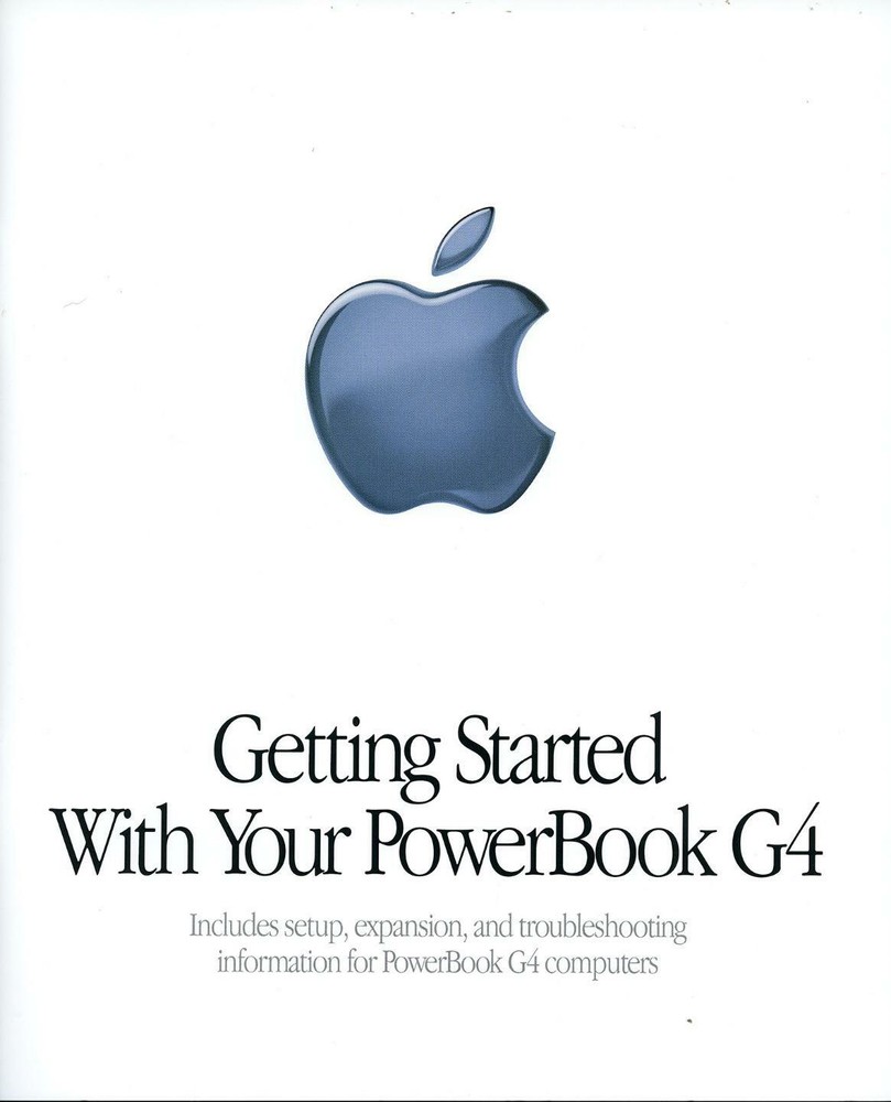 Dealer Dave Computer MAC, 2001 MANUAL, PowerBook G4 GETTING STARTED, NO SOFTWARE