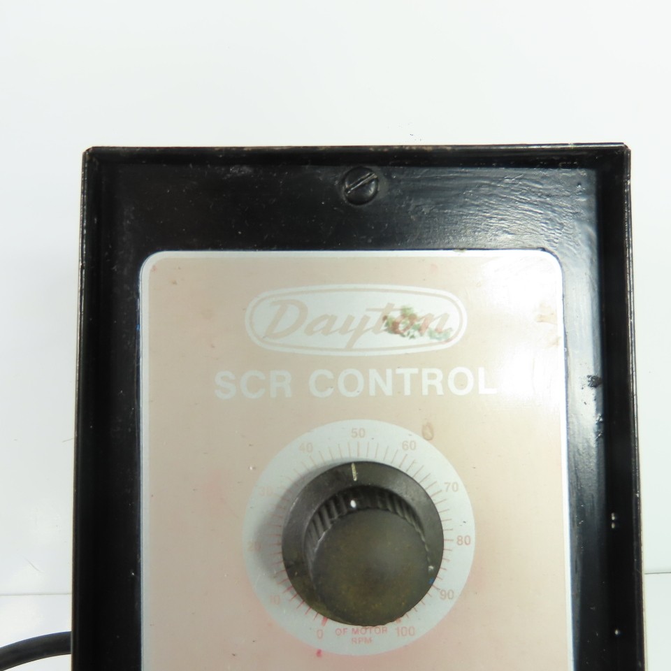 Dayton SCR Control SCR Motor Speed Control Forward/Stop Switch