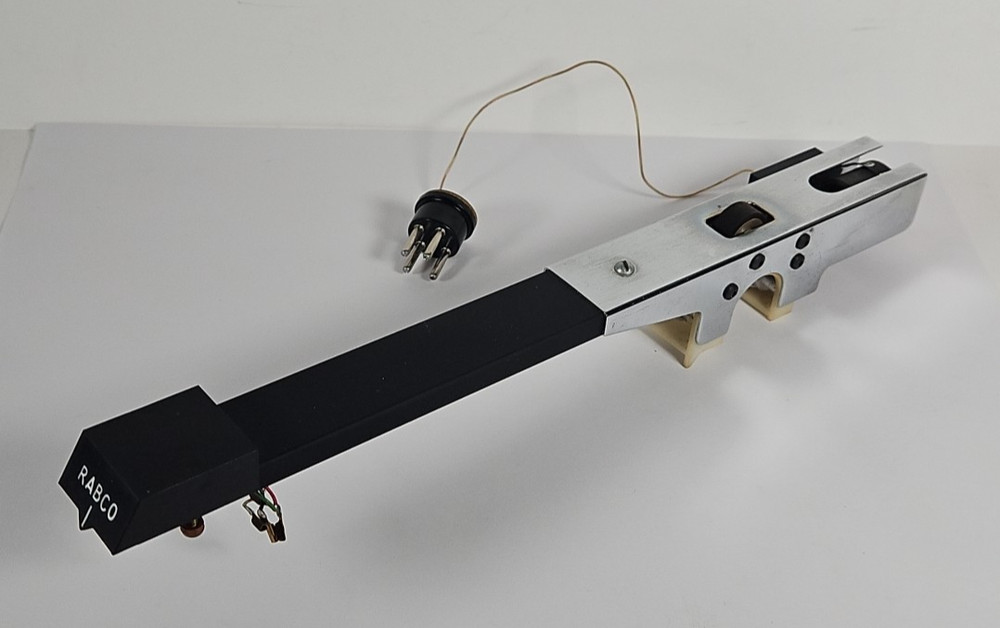Vintage RABCO ST-4 Linear Tracking Stereo Turntable Tonearm Headshell Leads