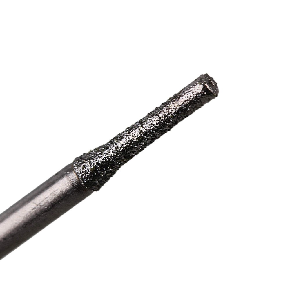 BQLZR Silver 1.5mm Diamond Electroplated Core Drill Hole Bits for Gems Pack...