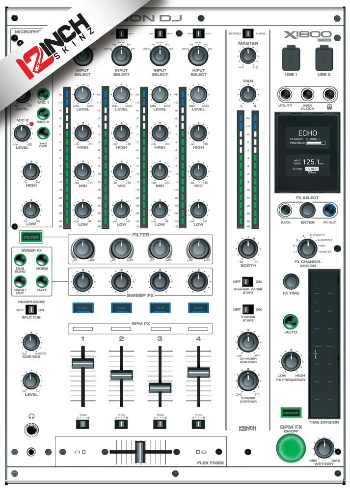 Denon Denon X1800 PRIME Skin White Gray