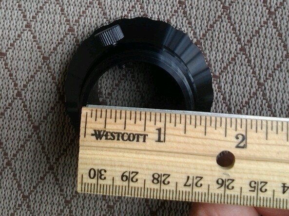 Two each, Bausch & Lomb Visual Back Eyepiece Adapters 63-1013