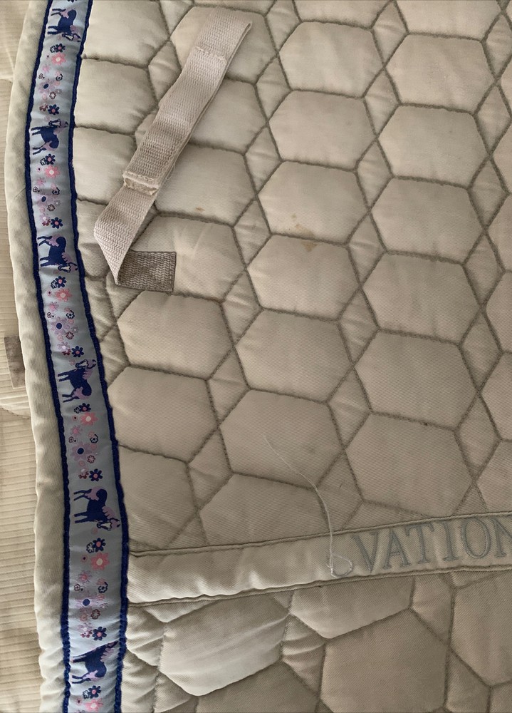Ovation All Purpose Saddle Pad With Ponies All Around Edge