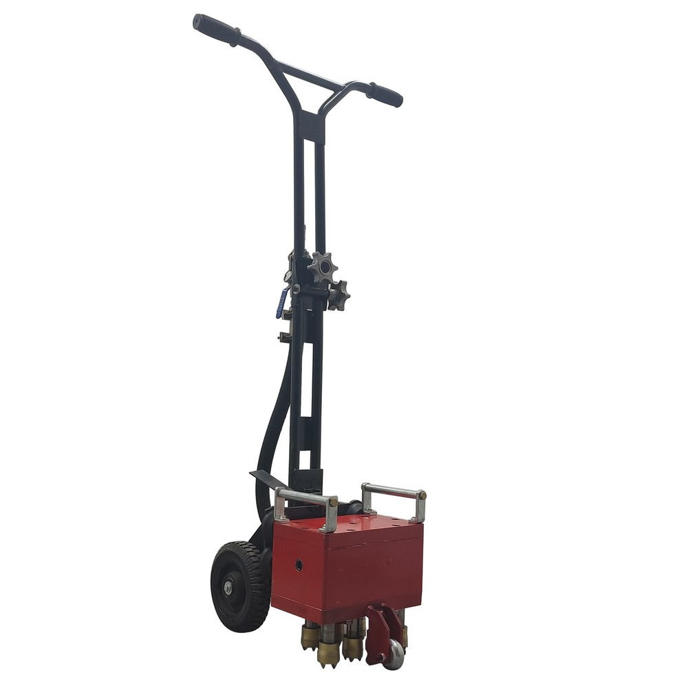 7 Head Hand-pushed Concrete Pavement Retreader Air Pressure Chisel Machine