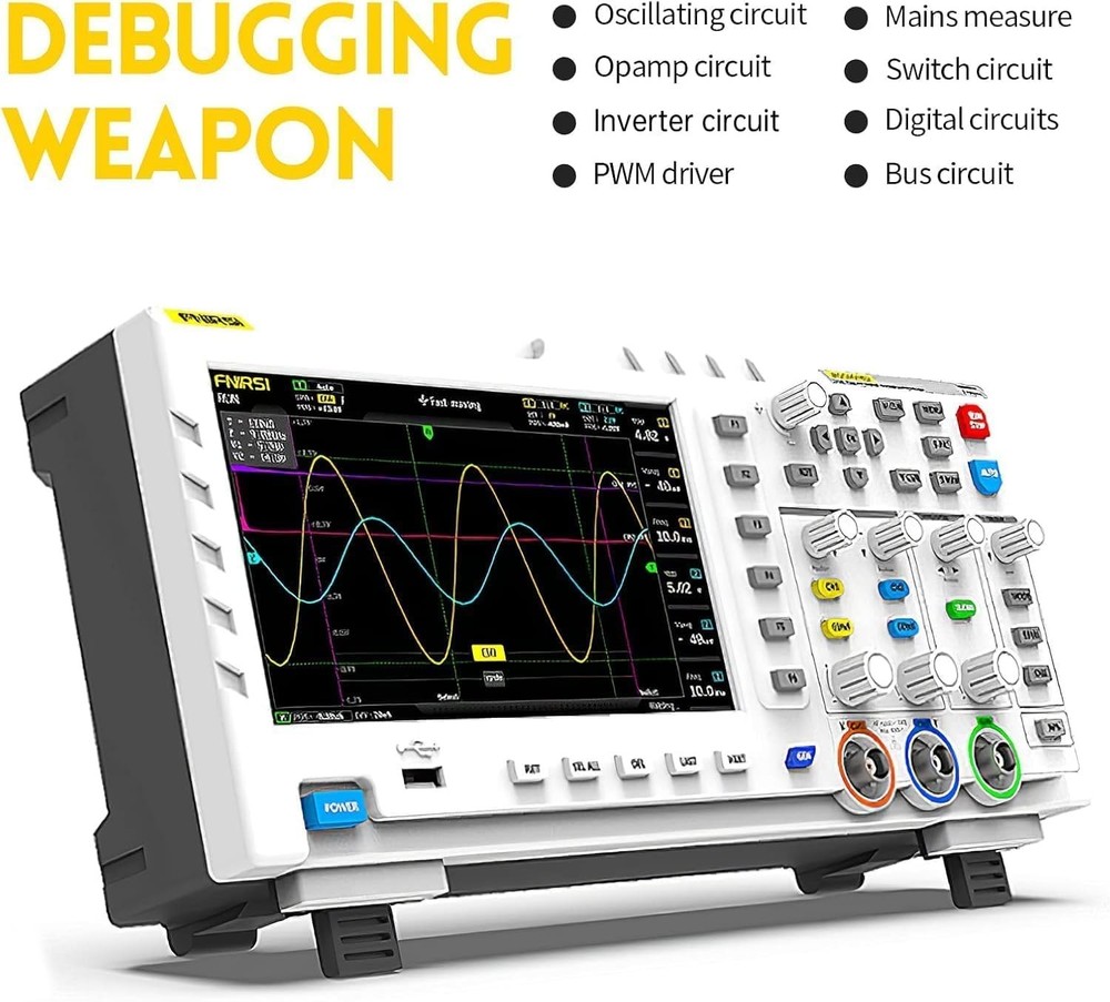 Real-Time Sampling Oscilloscope, 100MHz Bandwidth, Cursor Measurement Function