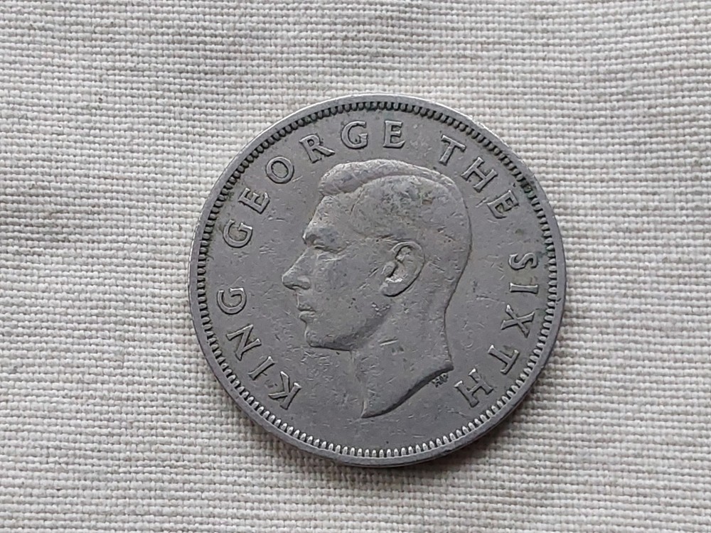 New Zealand 1948 halfcrown