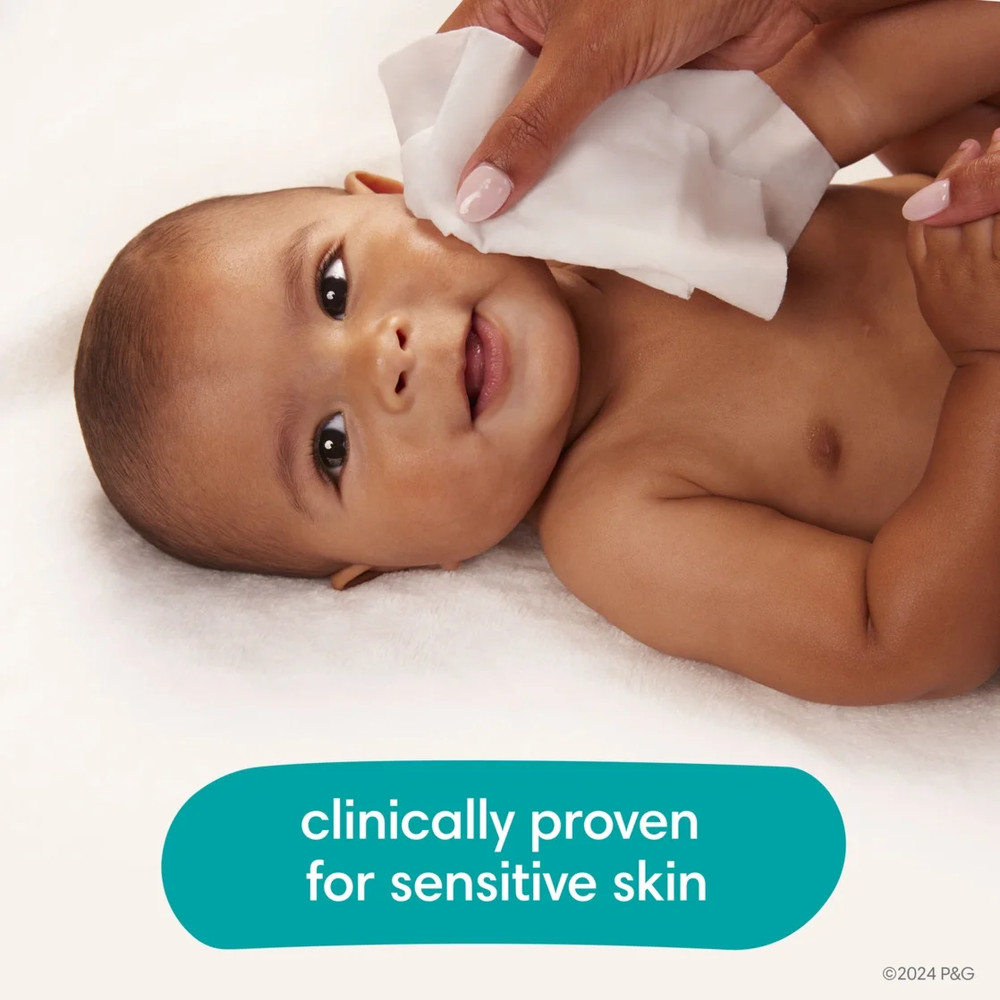 Pampers Sensitive Baby Wipes Unscented, 12 Pack, 1008 Total Count (Select for Mo