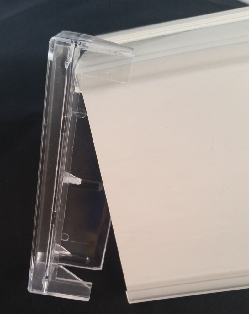 Vertical Blind Clear Valance Corners Qty 4