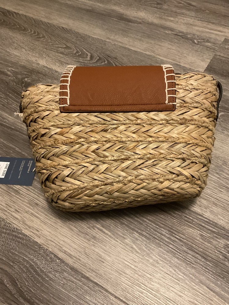 Straw Crossbody Bag - Universal Thread Brown
