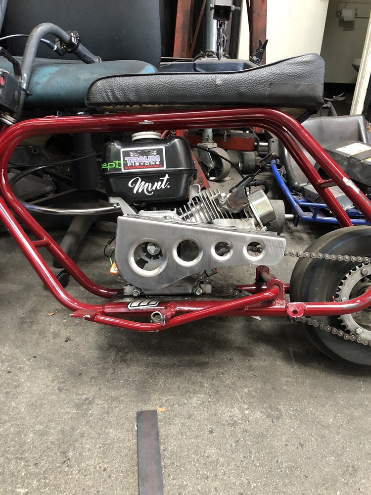 Mini Bike Chain Guard (Custom Lettering)