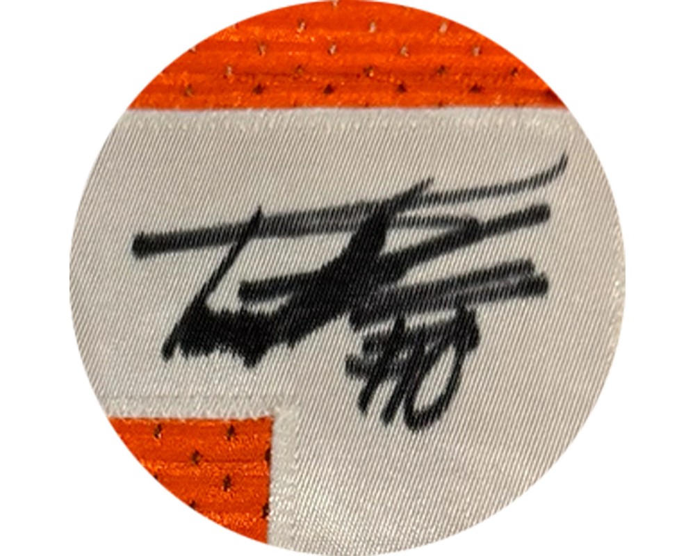 Tyshon Blackburn Autographed & Player-Worn Toronto Argonauts Orange Jersey