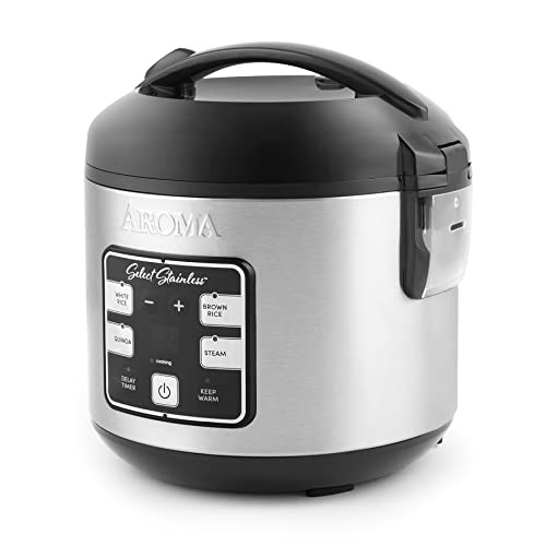 Select Stainless Digital Rice & Grain Multicooker, Rice Cooker 4 Cup