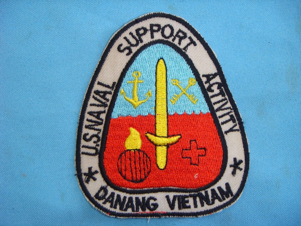 VIETNAM WAR PATCH, US NAVAL SUPPORT ACTIVITY DANANG