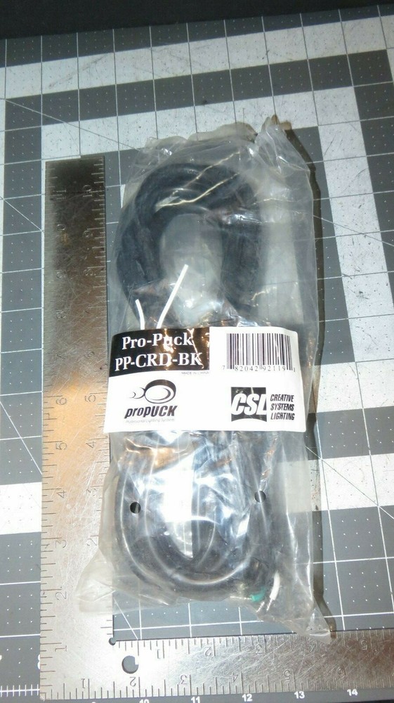 CSL Lighting Pro Puck Accessories 10Ft Interlink Cable, Black - PP-CRD-BK