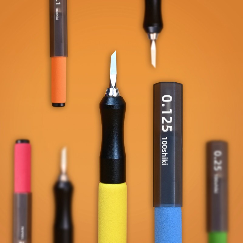 100shiki Tungsten Steel Panel Line Scriber Model Making Precision Scribing Tools