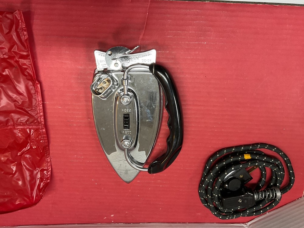 folding iron with case