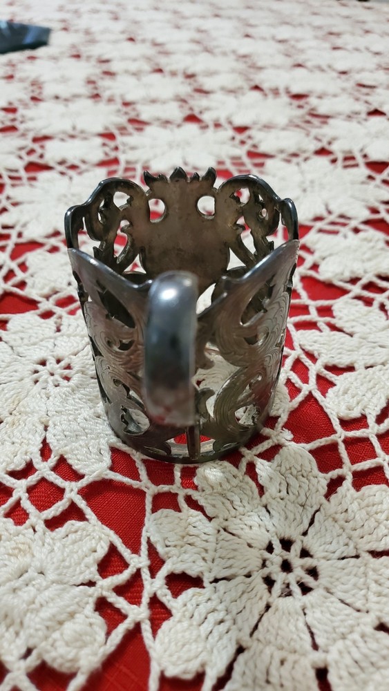 Sterling Silver Demitasse Cup Holder Knickerbocker SILVER Co.