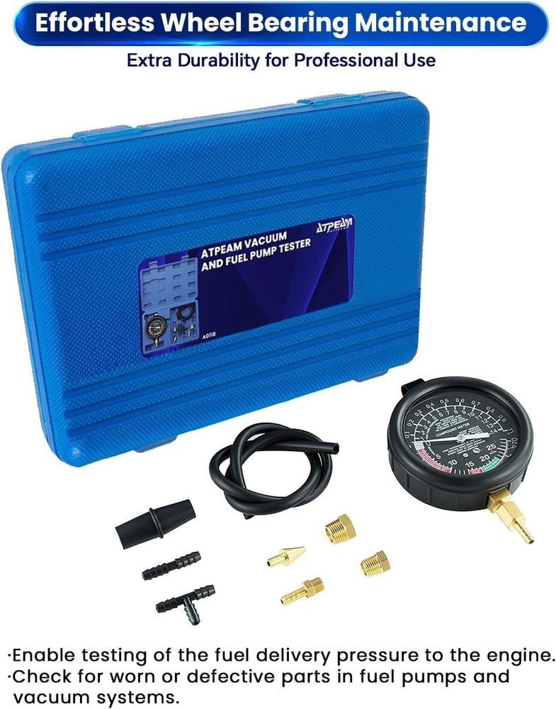 Professional Fuel Pump & Vacuum Tester Kit