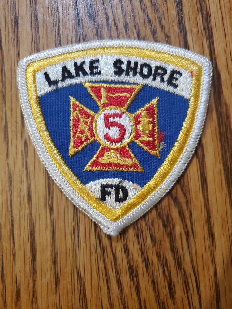 vintage Lake Shore Fire Department (FD) patch