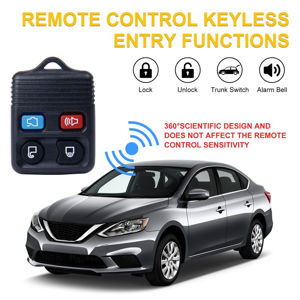 4x Keyless Entry Remote Control Car Key Fob Clicker Transmitter For Ford Explore