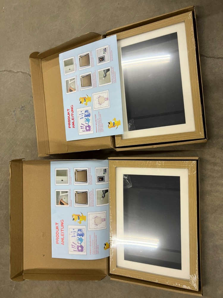 Childrens artwork shadow box  frame 2 Pack 13"x9.5"