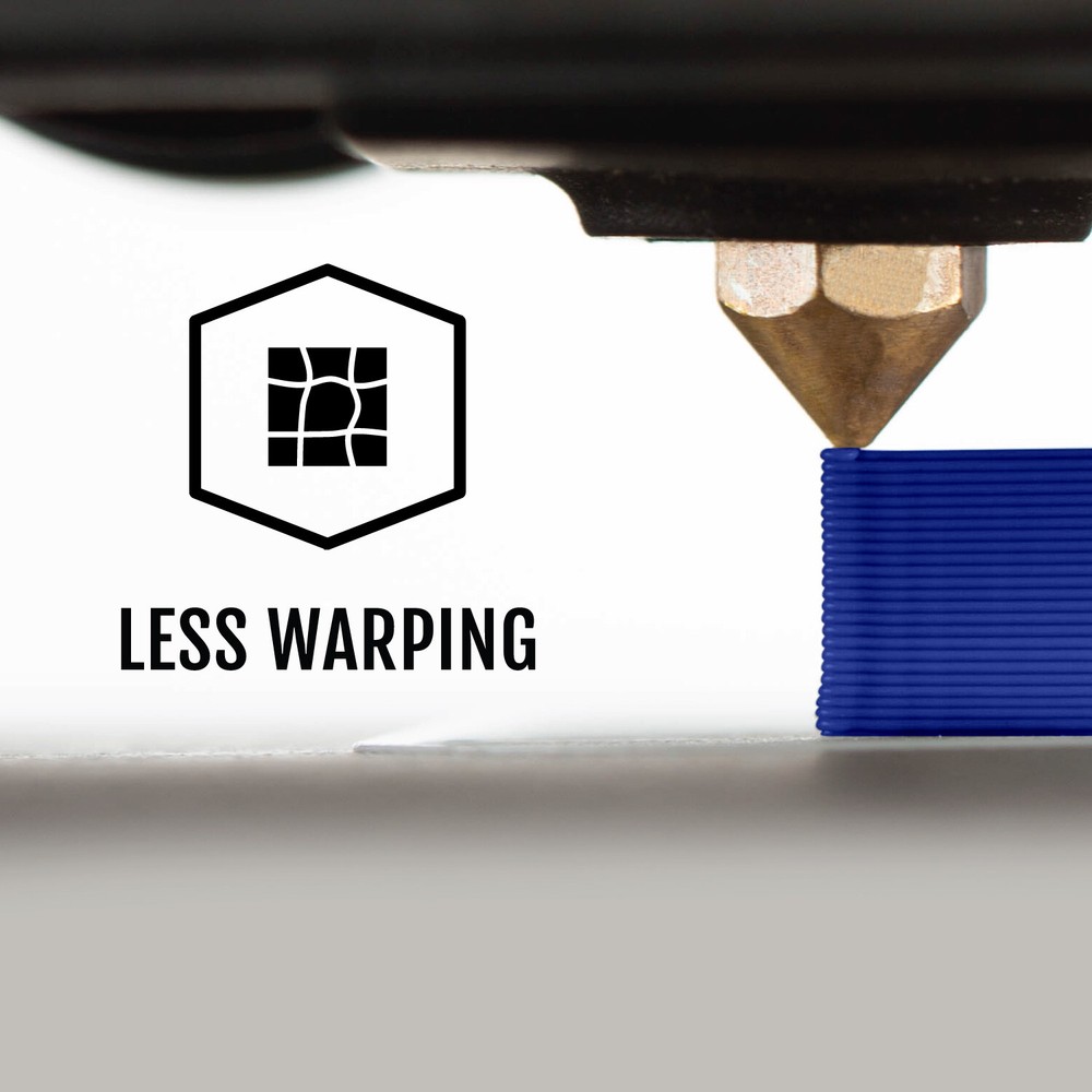 HATCHBOX ABS 1.75 mm 3D Printer Filament in Blue, 1kg Spool
