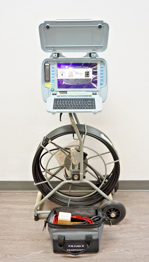 Pearpoint Flexiprobe 540 Self Leveling Sewer Drain Camera 200ft & 100ft Reels
