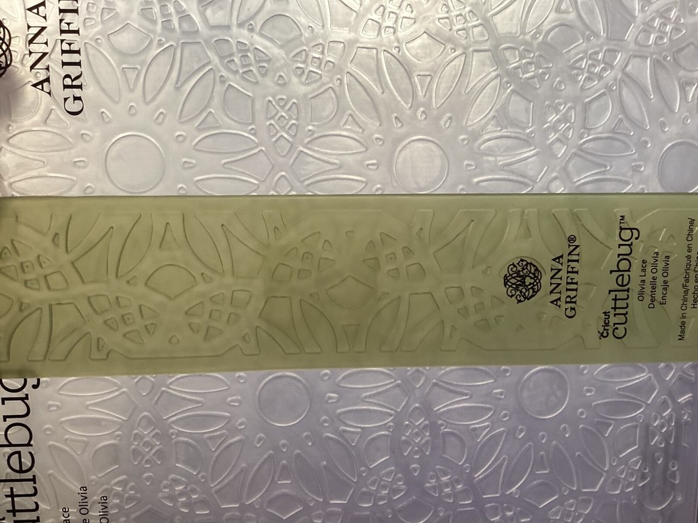 Anna Griffin Olivia Lace Embossing Folder 6x4.5