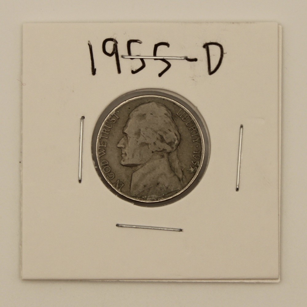 1955-D Jefferson Nickel